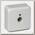 Розетка телевизионная 0,7 DB Белая Schneider Electric Этюд TVA-002B