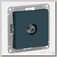 Розетка TV Schneider Electric Atlas Design оконечная, изумруд