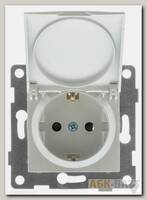 Механизм розетки с крышкой, с БЗК и ЗП стандарта IP44 С11Р91.44-0ХХ