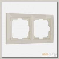 Рамка на 2 поста (слоновая кость, basic) W0022003