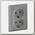 Розетка двойная Legrand Valena Life 2x2K+3 алюминий 753027+754952+754241