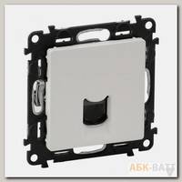 Розетка RJ-45 Legrand Valena Life одиночная, cat. 5e, до 100 Мб/с, белая 753440