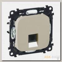 Розетка RJ-45 Legrand Valena Allure одиночная, cat. 5e, до 100 Мб/с, слоновая кость 753840