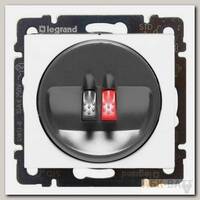 Розетка для колонок Legrand Valena Classic одиночная, белая 774223