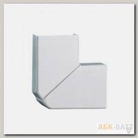 Угол плоский переменный - для мини-плинтуса DLPlus 32x16 - белый