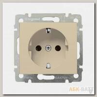 Розетка силовая Legrand Valena Classic 2K+3 с защитными шторками, слоновая кость 774122