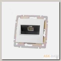 Розетка RJ-45 Legrand Valena Classic UTP 1, кат. 5e, белая 774230