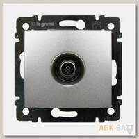 Розетка TV Legrand Valena Classic оконечная 10 дБ, алюминий 770130