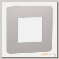Рамка Schneider Electric Unica Studio Color на 1 пост, шампань/белый