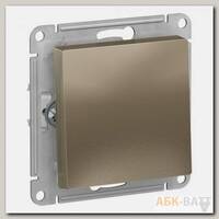 Переключатель одноклавишный Schneider Electric Atlas Design шампань