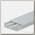 Мини-плинтус DLPlus 60x16 - 3 секции - длина 2,10 м - белый