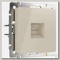 Телефонная розетка RJ-11 (слоновая кость) WL03-RJ-11-ivory