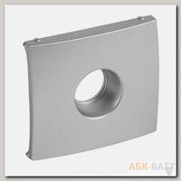 Лицевая панель Valena Classic для одиночных TV розеток, алюминий 770256