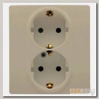 Розетка двойная Legrand Etika 2x2K+3 слоновая кость 672323