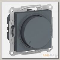 Светорегулятор поворотно-нажимной Schneider Electric Atlas Design 630 Вт, грифель