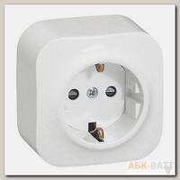Розетка 2К+З без шторок 16 A 250 В Quteo IP 20 Белый