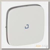 Лицевая панель Legrand Valena Allure для одноклавишных выключателей с подсветкой, белая 755085
