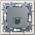 Розетка RJ-45 Legrand Etika одиночная, cat. 6, алюминий 672453