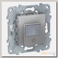 Датчик движения Schneider Electric Unica New с выключателем, алюминий