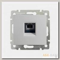 Розетка телефонная Legrand Valena Classic RJ-11, 4 контакта, 1 выход, белая 774438