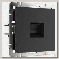Телефонная розетка RJ-11 (черный матовый) W1182008