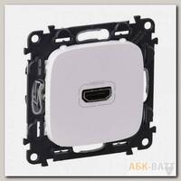 Розетка HDMI Legrand Valena Allure для аудио/видеоустройств, белая 754715