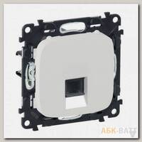 Розетка RJ-45 Legrand Valena Allure одиночная, cat. 6, до 1000 Мб/с, белая 753742