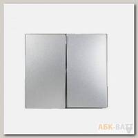 Лицевая панель Valena Classic для двойной нагрузки, алюминий 770252
