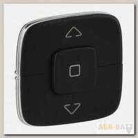 Лицевая панель Legrand Valena Allure для управления рольставнями и жалюзи, антрацит 755148