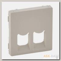 Лицевая панель Legrand Valena Life для двойных розеток RJ-45 и RJ-11, слоновая кость 755421