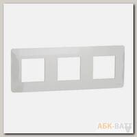 Рамка Schneider Electric Unica Studio на 3 поста, белая