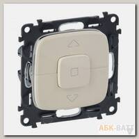 Выключатель под жалюзи Legrand Valena Allure с фиксацией, слоновая кость 752029+755146