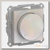 Светорегулятор поворотно-нажимной Schneider Electric Atlas Design 630 Вт, жемчуг