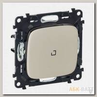 Выключатель одноклавишный Legrand Valena Allure с подсветкой, слоновая кость 752001+067684+755086