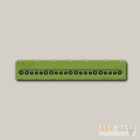 Клеммник винтовой зеленый ABB PE 9x16mm+12x6mm PEK/S21 1SPE007715F0744