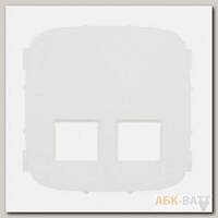 Лицевая панель Legrand Valena Allure для двойных розеток RJ-45 и RJ-11, белая 755425