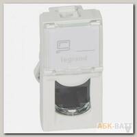 Розетка RJ 45 - Программа Mosaic - категория 5е - UTP - 1 модуль - белый