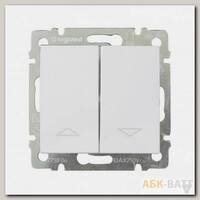 Выключатель под жалюзи Legrand Valena Classic с механической блокировкой, белый 774404