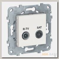 Розетка R-TV/SAT Schneider Electric Unica New белая
