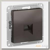 Розетка Schneider Electric Atlas Design RJ-45 кат. 5е, мокко