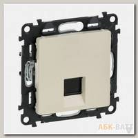 Розетка RJ-45 Legrand Valena Life одиночная, cat. 6, до 1000 Мб/с, слоновая кость 753542