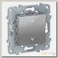 Выключатель для жалюзи Schneider Electric Unica New алюминий