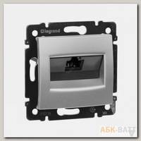 Розетка RJ-45 Legrand Valena Classic UTP 1, на винтах, алюминий 770238
