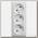 Розетка 3К без шторок 16А 250B Белая Schneider Electric Этюд PA16-009B