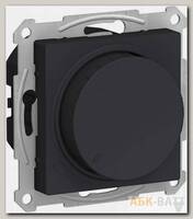 Светорегулятор поворотно-нажимной Schneider Electric Atlas Design 630 Вт, карбон