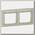 Рамка Legrand Valena Classic на 2 поста, слоновая кость/золотой штрих 774152