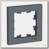 Рамка Schneider Electric Atlas Design на 1 пост, грифель