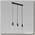 Подвесной светильник с плафонами 855 Look Graphite